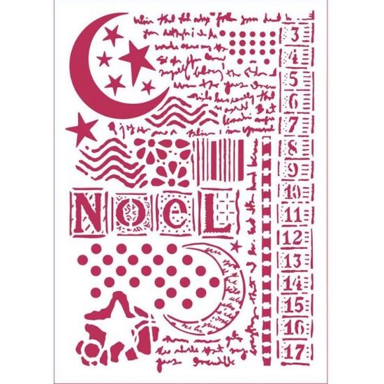 KSG434 - Sablon 21 X 29.7cm - Stamperia