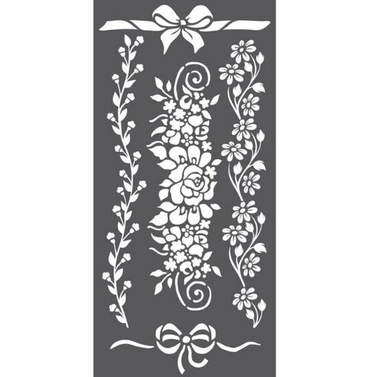 KSTDL27 - Sablon 12 x 25 x 0.5mm gosime - Stamperia