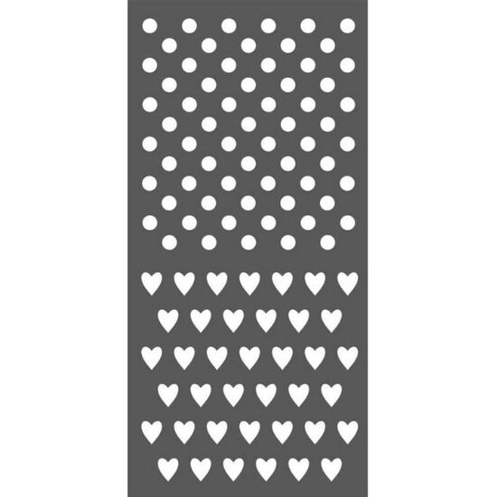 KSTDL29 - Sablon 12 x 25 x 0.5mm gosime - Stamperia