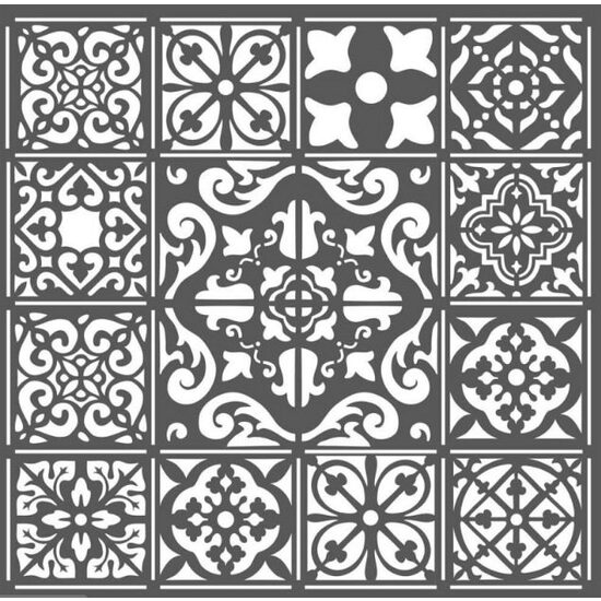 KSTDQ25 - Sablon 18 X 18 x 0.5mm gosime - Stamperia