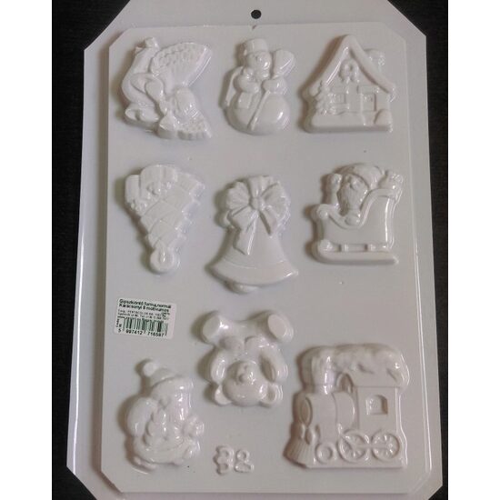 Matrita 3D flexibila si rezistenta - Craciun - Pentart - Nr 38 - 24579