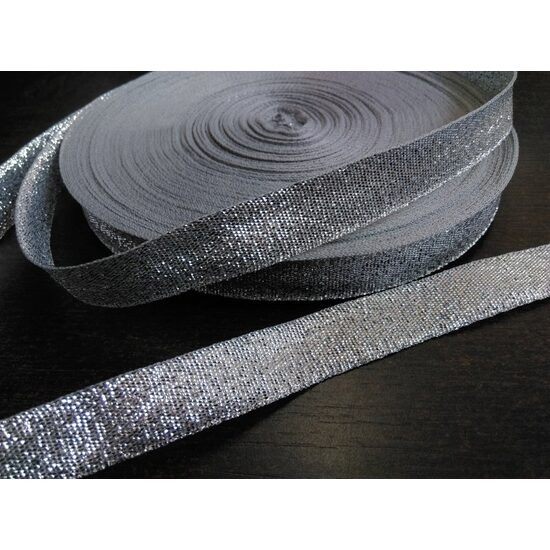 21360 - Panglica argintie 15mm x 50m - Pentart