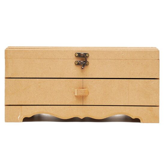 Cutie MDF cu sertar - 30 x 20 x 14 cm - KT59 - P-ART