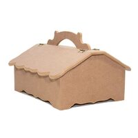 Cutie MDF cu maner - 33 x 28 x 20 cm - SN17 - P-ART