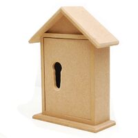 Dulapior chei MDF cu doua agatatori - 16 x 6 x 22 cm - ANH01 - P-ART