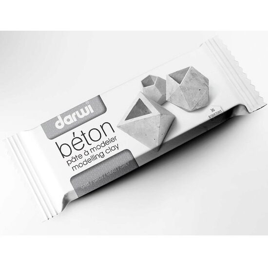Pasta de modelat - Darwi Beton 500 gr - Culoare gri