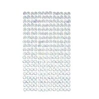 Set 260 strasuri adezive - opalescente - GRKR-050 - DP CRAFT