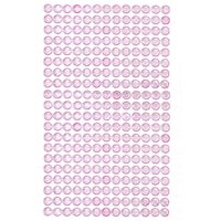 Set 260 strasuri adezive - roz pal - GRKR-051 - DP CRAFT