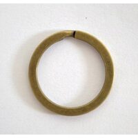 380932 Inel rotund din bronz antichizat pentru breloc / chei, 2.5cm - ANT-CH