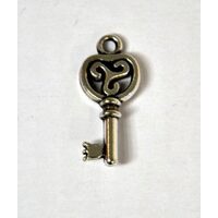 Charm argintiu - cheie 2cm - 367212D