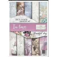 Bloc hartie de orez A4 - In Love - ITD