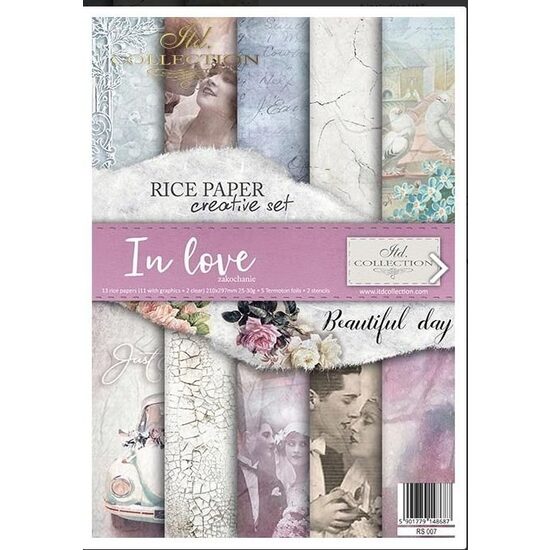 Bloc hartie de orez A4 - In Love - ITD