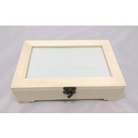 Cutie lemn cu loc pentru poza - 27626 - Pentart
