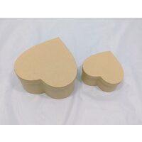 Set doua cutii carton inima - KC15/2S - Pentart