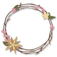 1 - Set 13 cuttere Thinlits - Coronita decorativa - Sizzix - 662575