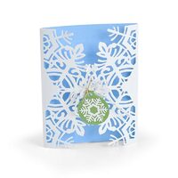 1 - Set 4 cuttere Thinlits - Felicitare de Craciun - Sizzix - 663606