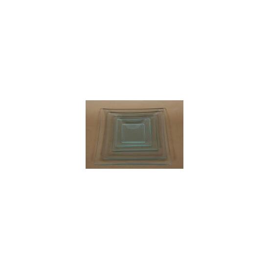 357102 Farfurie sticla patrata -12x12 cm - ANT-CH