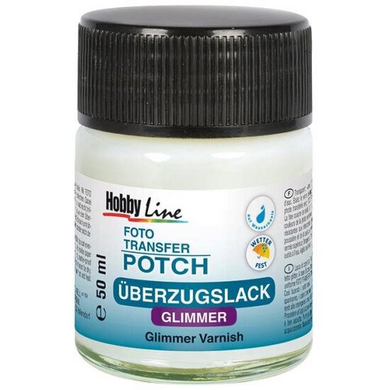 Lac/varnish protectie pentru transfer foto 50 ml - cu glitter - 49982 - Kreul