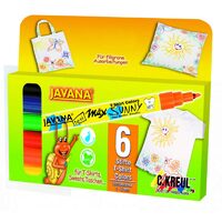 Set 6 markere pentru textile - 90690 - Kreul