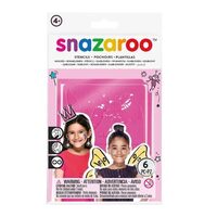 Set 6 sabloane pentru pictura pe fata Fantasy - Snazaroo - 1198014
