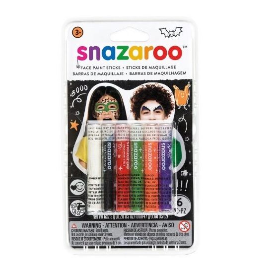 Set batoane pentru pictura pe fata Halloween Snazaroo - 1160603