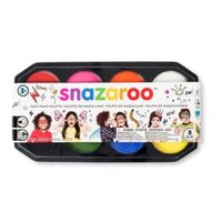 Kit culori pictura pe fata si corp 8x18ml - Snazaroo