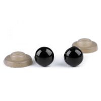 Set 2 ochisori negrii 10 mm pentru confectionat jucarii - 780853 - STKL