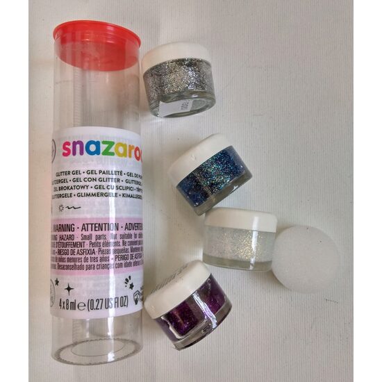 Set glitter gel 4x8ml - Snazaroo - 1112950
