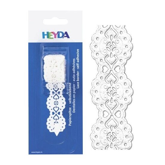 Dantela hartie autoadeziva - alba - 204880086 - Heyda