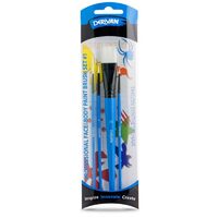 Set 4 pensule profesionale pentru face painting - Derivan