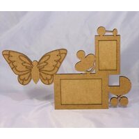 Rama foto baby - 39.5 X 28 cm - Fluture - RAM009F - IND-C