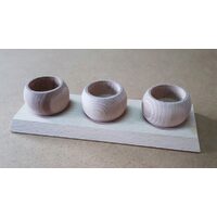 Suport lumanare triplu - 23.5 x 8 x 5 cm - SL19 - RIL