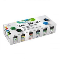 Set 6 culori clasice cu efect de marmorare - Magic Marble - 73600E - Kreul