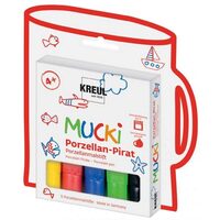 Set 5 markere pentru portelan - Pirat - 27157 - Kreul