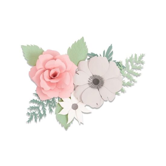 1 - 663687 - Set 7 cuttere Thinlits - Corsage - Sizzix