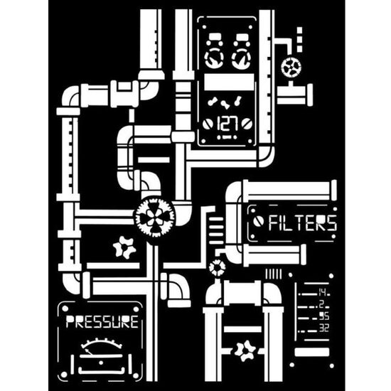 KSAT08 - Sablon 15 x 20 cm - Stamperia