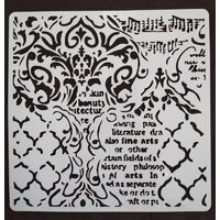 KSTDQ35 - Sablon 18x18x0.5mm gosime - Stamperia
