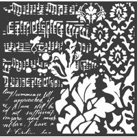 KSTDQ37 - Sablon 18x18x0.5mm gosime - Stamperia