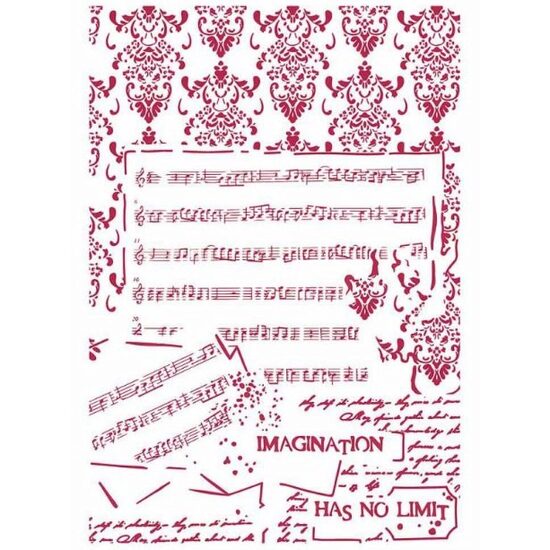KSG437 - Sablon 21x29.7 - Stamperia
