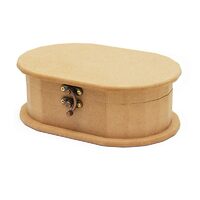 Cutie MDF ovala - 29 x 19 x 7cm - KT36 - P-ART
