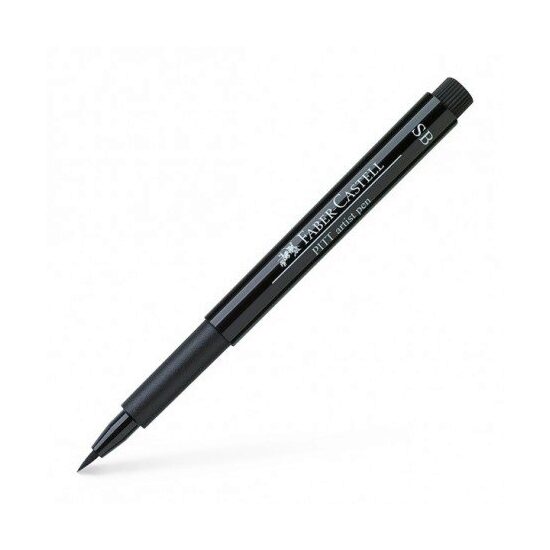 199 Pitt Artist Pen Soft Brush SB Negru - Faber Castell 167891