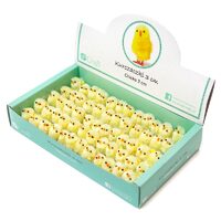 Display 60 puisori decorativi galbeni , 3 cm - DP CRAFT