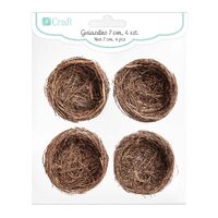 Set 4 cuiburi decorative , 9 cm - DPWL-013 - DP CRAFT