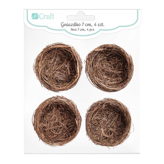 Set 4 cuiburi decorative , 9 cm - DPWL-013 - DP CRAFT