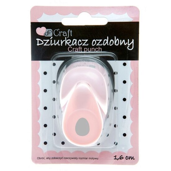 JCDZ-105-080 - Perforator pentru hartie - 1.6 cm - ou - DP CRAFT