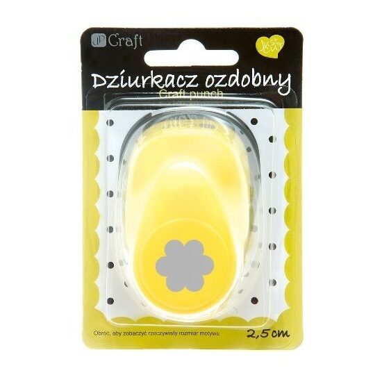 JCDZ-110-024 - Perforator pentru hartie - 2.5 cm - floare - DP CRAFT