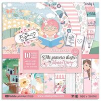 SBBL69 - Bloc 10 coli scrapbooking cu 2 fete, 30.5x30.5cm, 170gr. - Stamperia
