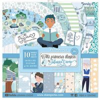 SBBL70 - Bloc 10 coli scrapbooking cu 2 fete, 30.5x30.5cm, 170gr. - Stamperia
