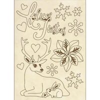 KLSPA603 - Figurine lemn - coala A6 - Stamperia