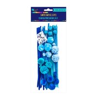 KSZK-001 - Kit creative pentru copii - albastru - DP CRAFT